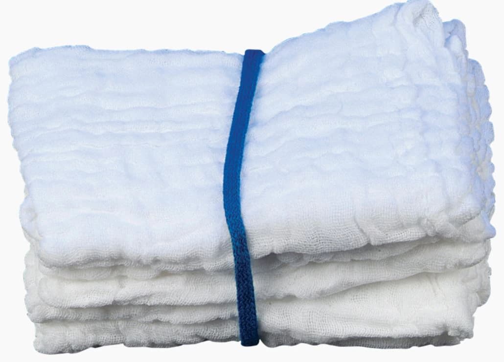 Deroyal Sponge Lap with Rings X-Ray Detectable, 18x18", Sterile, 100% Cotton, 01KT0J031J6Y9A1VR6KX4SEAQ5 - Sponge Lap w/Rings Xray Detec - Image 1