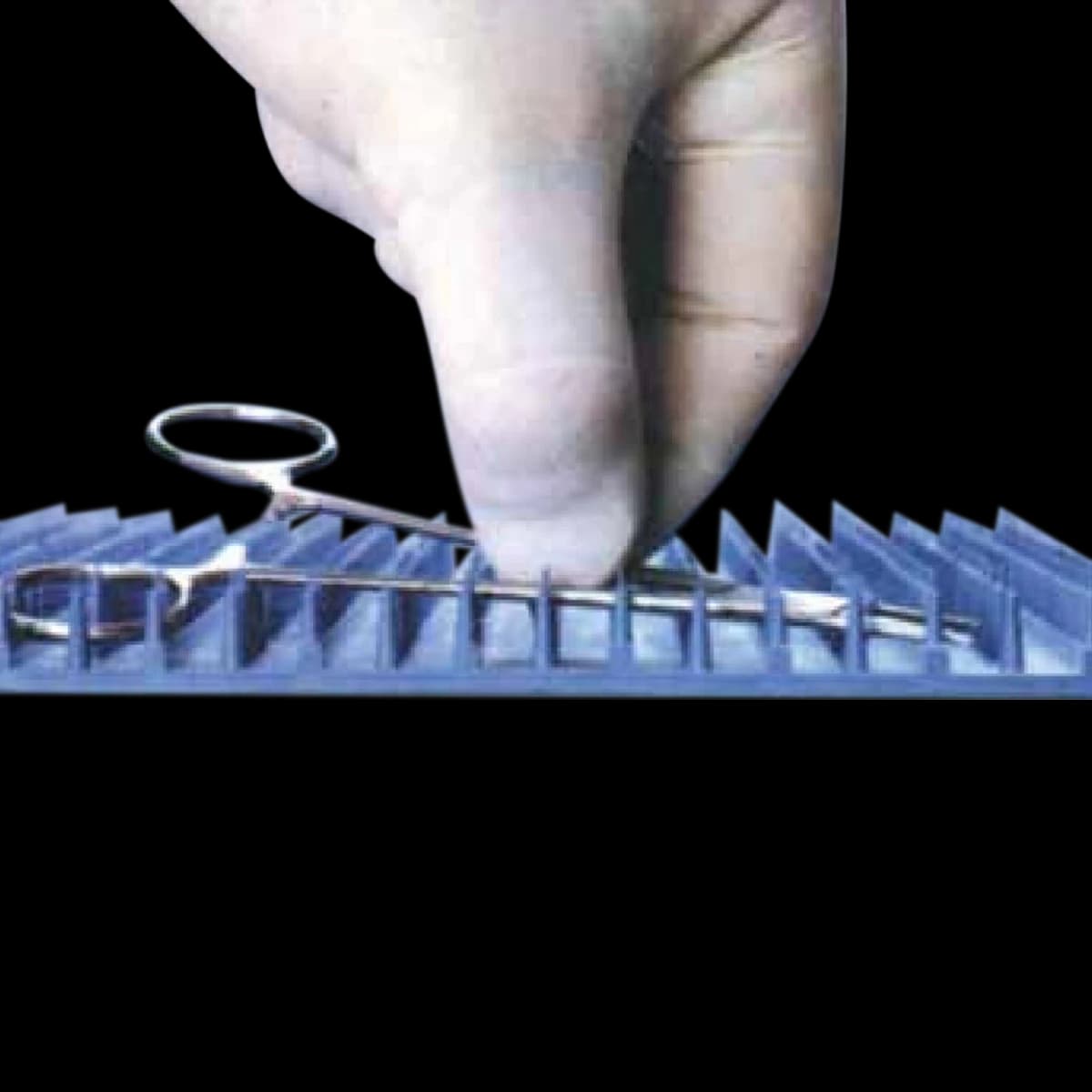 ProTech Instrument Mat, 18.3 x 8.35 in, Each - Mat Surgical Instrument Finger - Image 1