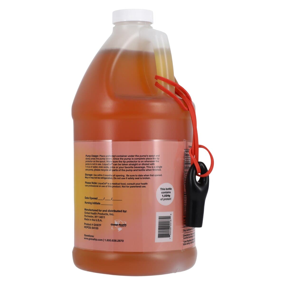 LiquaCel Pump & Go Liquid Protein, Peach Mango, 2/Case thumbnail 3
