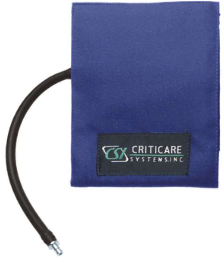 Criticare Reusable Blood Pressure Cuff, Latex-Free, for NIBP Hose 705/706/707 Monitor, Each - Cuff BP Criticare Reusable LF - Image 1