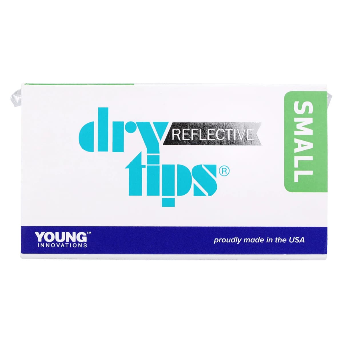 Reflective DryTips Saliva Absorbent Tips, Small, Silver, 50/Box, 291727 thumbnail 3