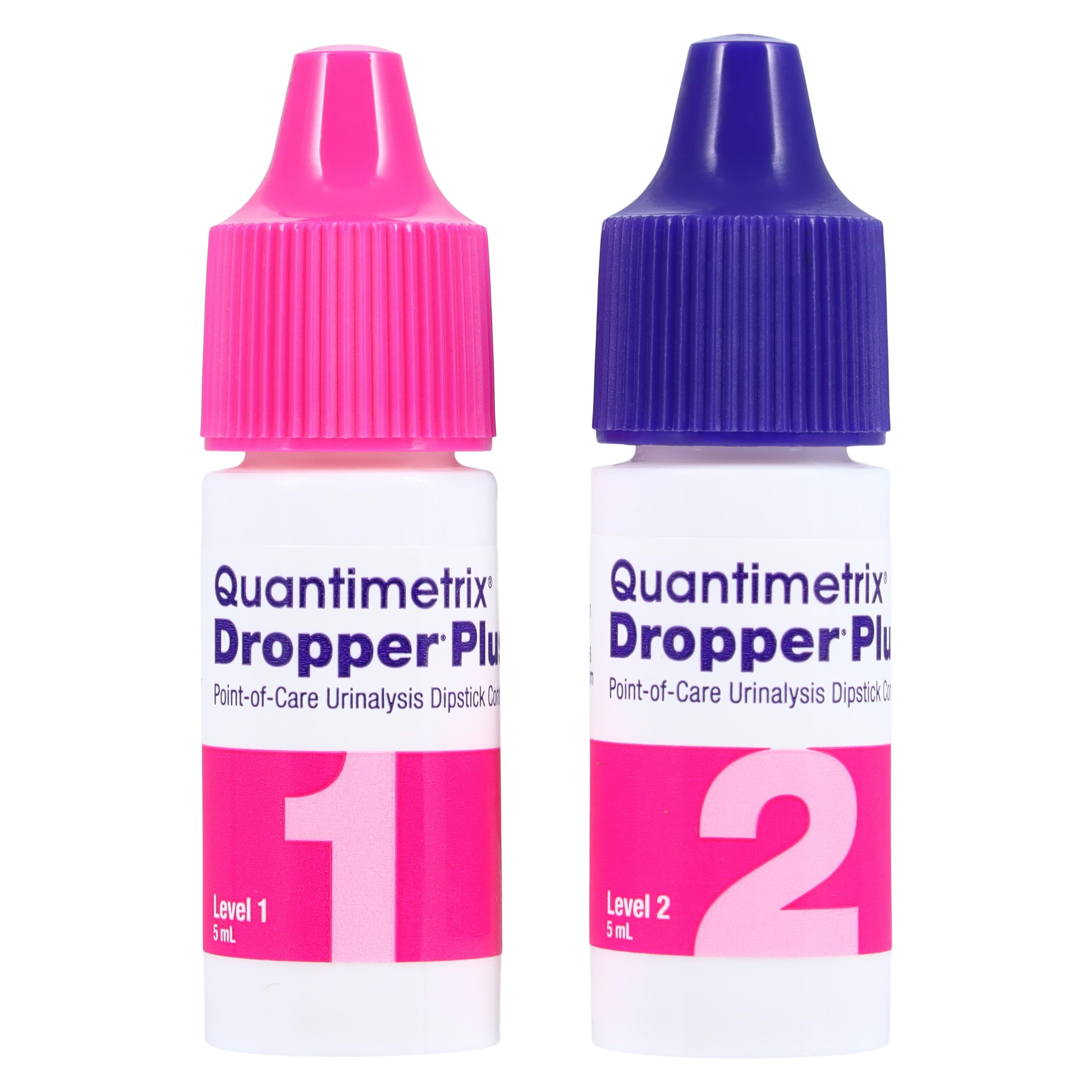 Quantimetrix Dropper Plus POC Urinalysis Dipstick Level 1/2 Control, 2 x 5 mL, 1 Set thumbnail 2
