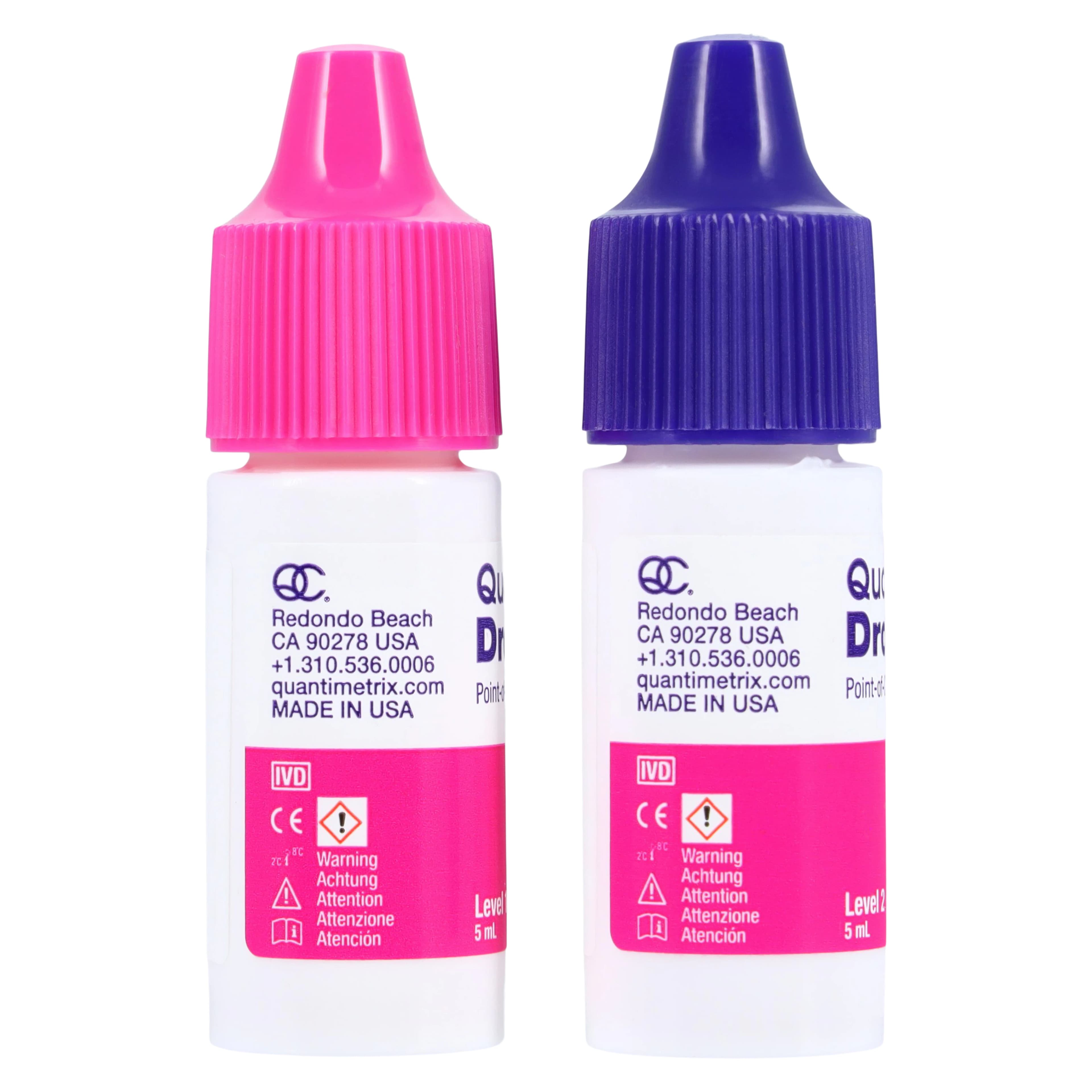 Quantimetrix Dropper Plus POC Urinalysis Dipstick Level 1/2 Control, 2 x 5 mL, 1 Set thumbnail 4