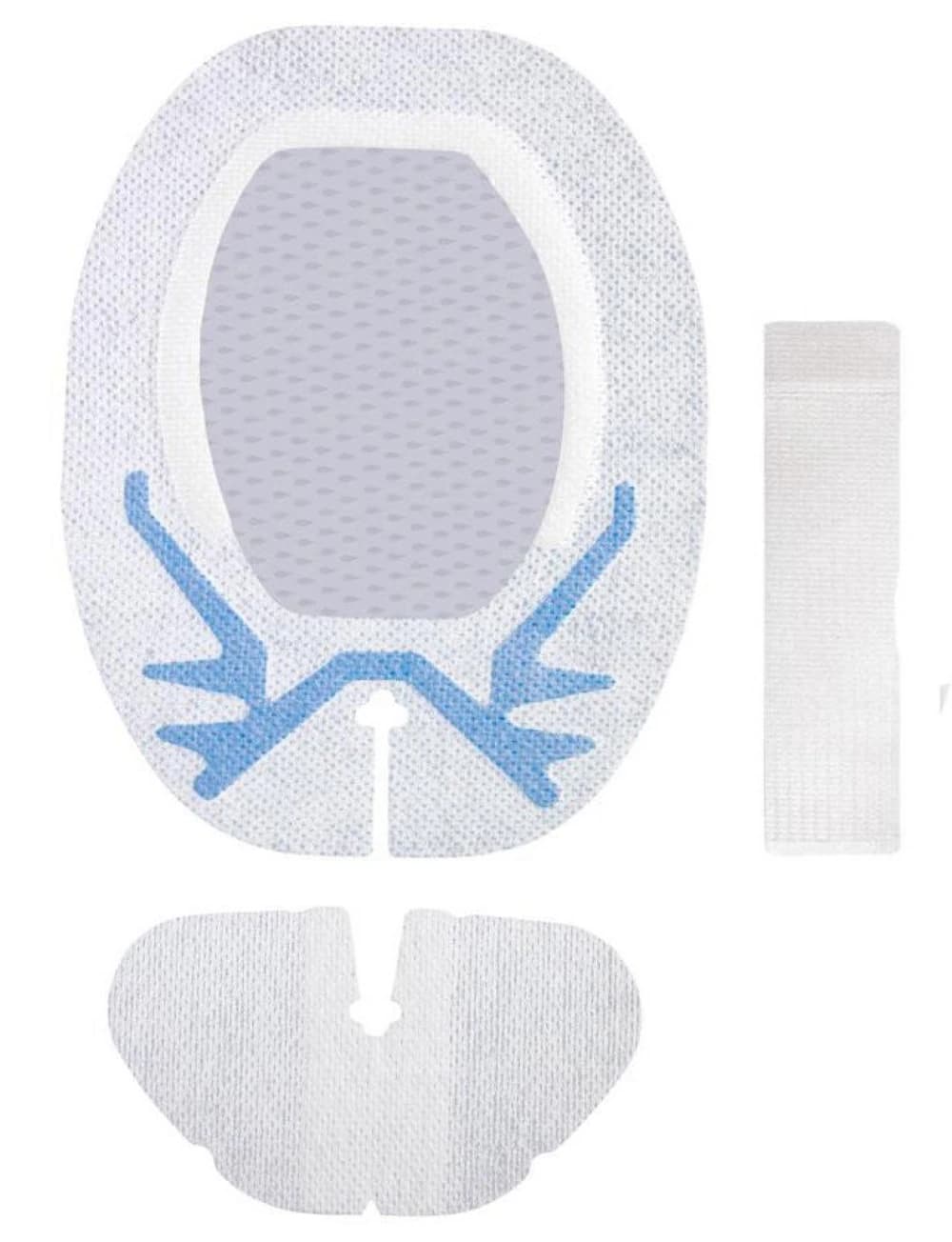 Medline SorbaView Shield Film Window Dressing, Oval, Adhesive, Transparent, Absorbent - SorbaView Shield Oval Dressing - Image 1
