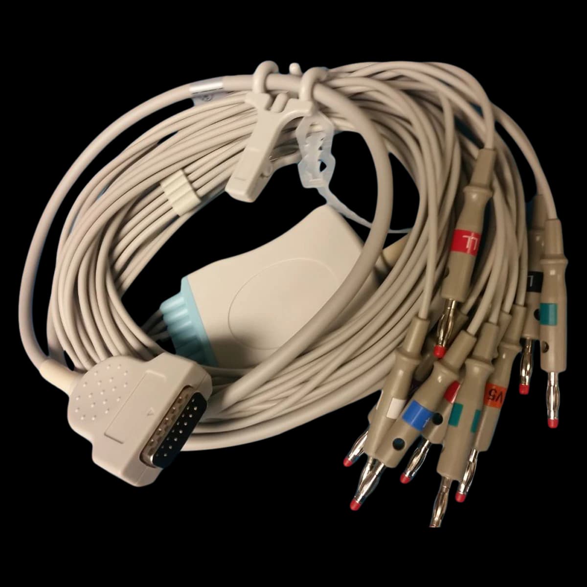 Soma Technology ECG Patient Cable with Wires, Refurbished, 10/Package - ECG Cable Patient w/Wires - Image 1