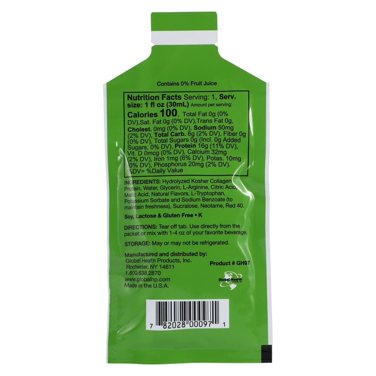 LiquaCel Liquid Protein Supplement, Watermelon Flavor, 1 oz Packets, 100/Case thumbnail 2