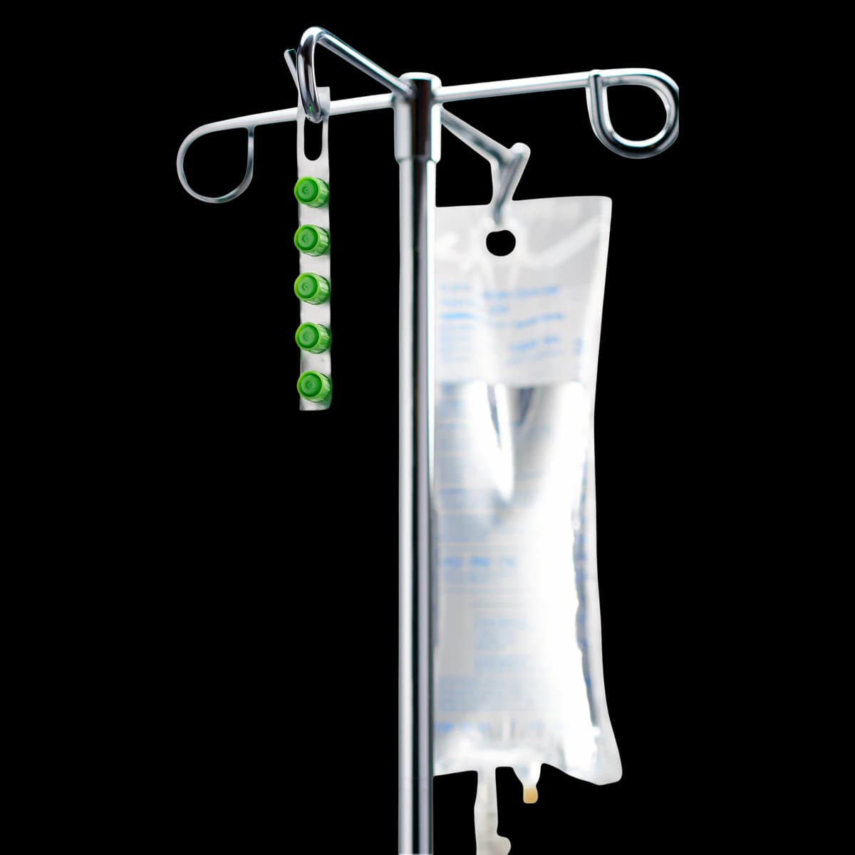 3M Curos Jet Disinfecting Cap for Needleless Connectors, 70% Isopropyl Alcohol, Bright Green, 10 Caps/Strip, 50 Strips/Box, 5000/Case, CFJ5-250 thumbnail 2