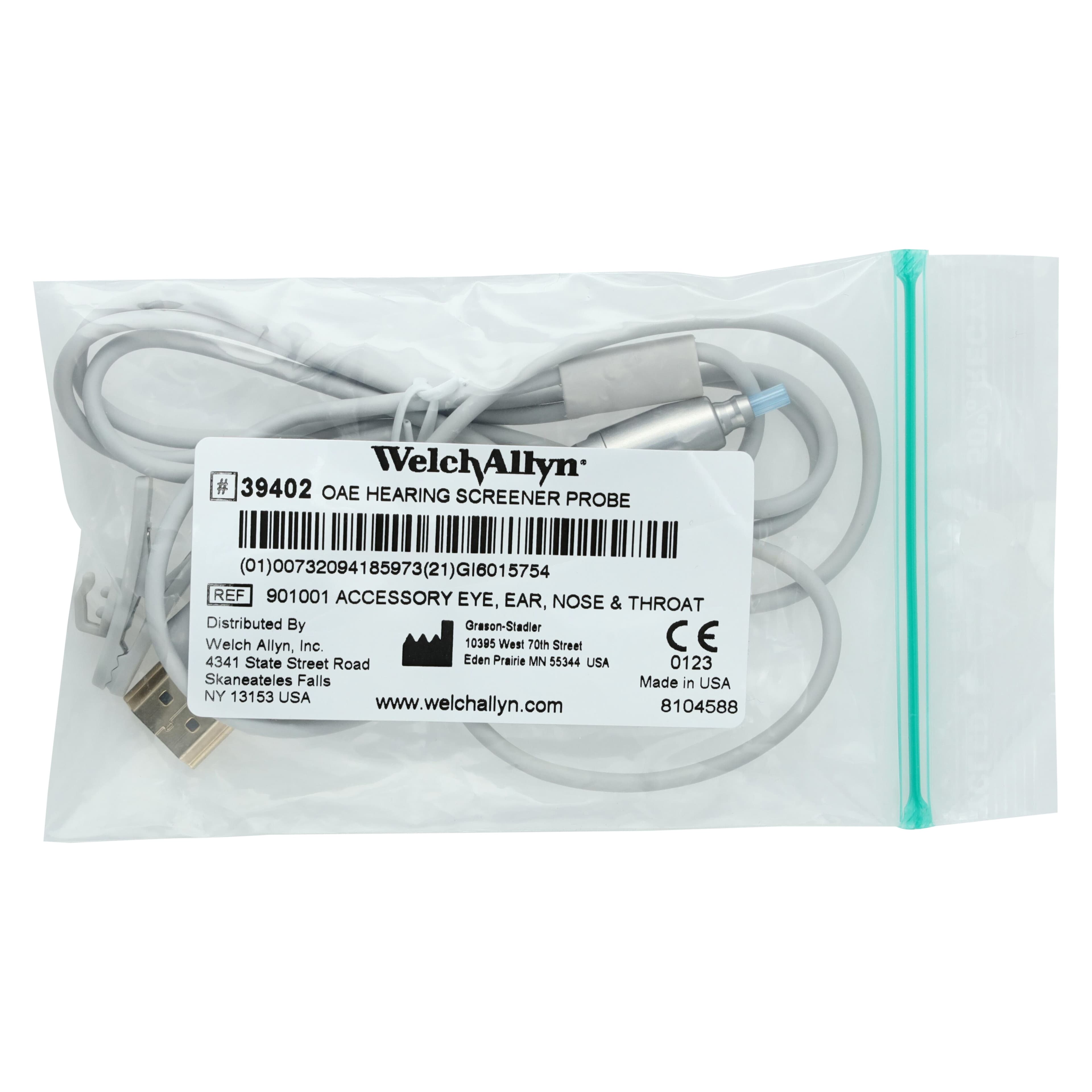 Welch Allyn Screener HR OAE Hearing Screener, 2/3/4/5 kHz, Battery Operated, Without Printer thumbnail 17