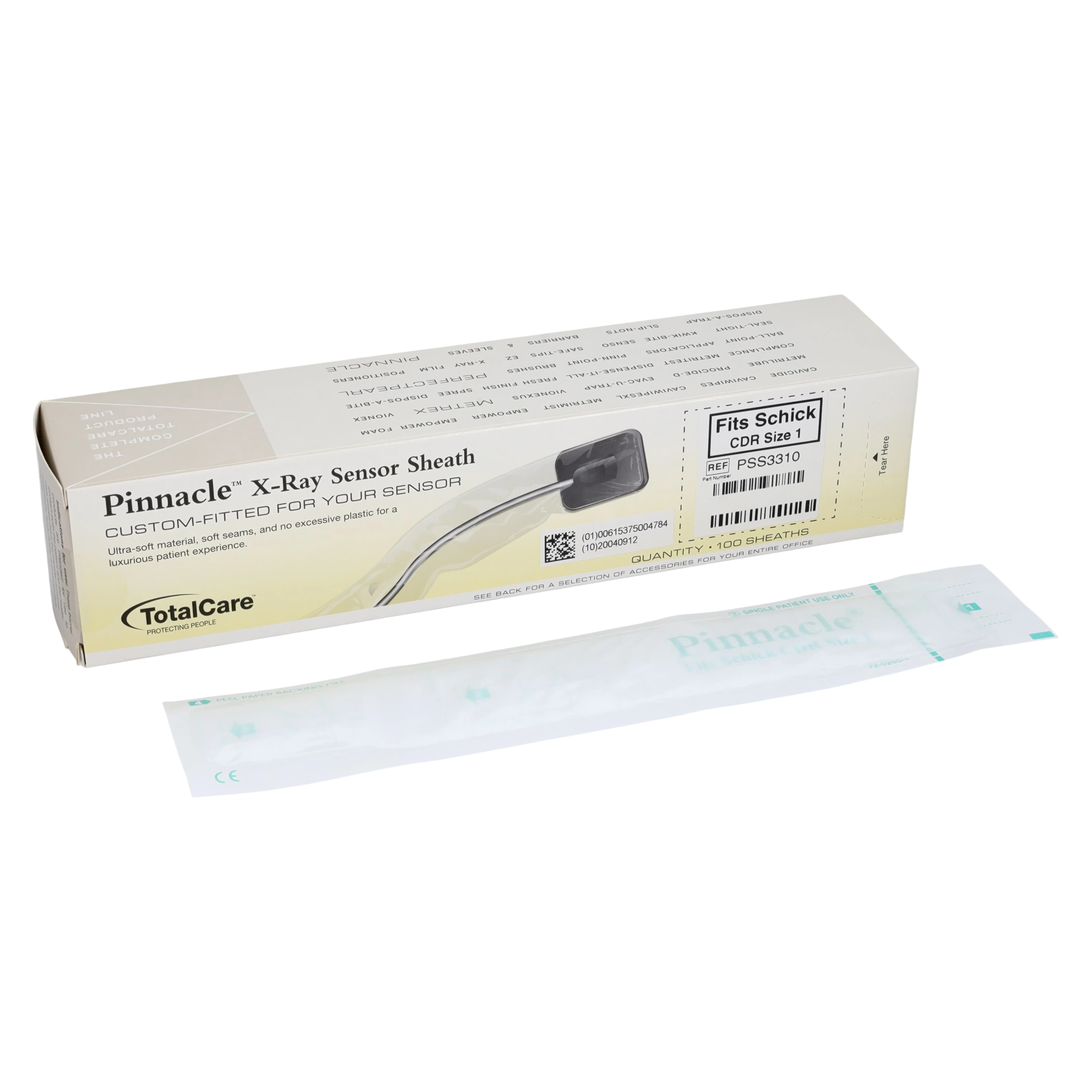 Pinnacle Digital Sensor Sheath for Schick CDR Size #1, 100/Box thumbnail 2