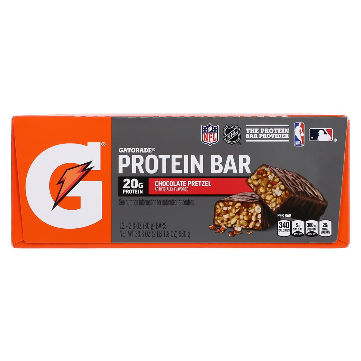 Gatorade Whey Protein Bar, Chocolate, 12/Case thumbnail 2