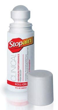 Stopain Clinical Roll-On Pain Relieving Gel, 3 oz thumbnail 2