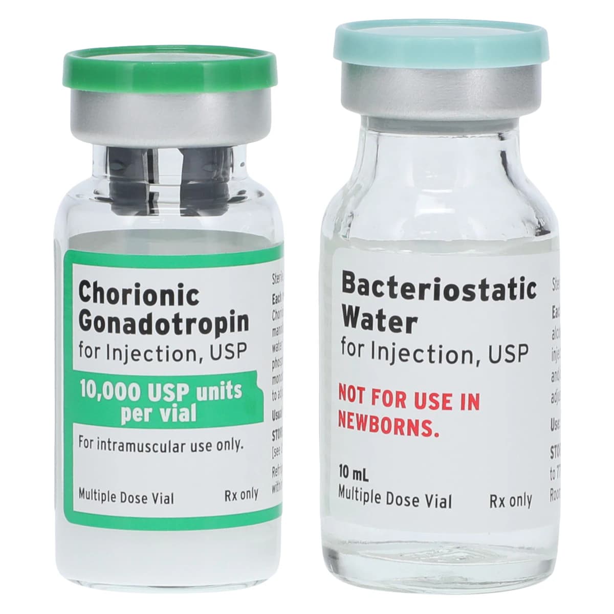 Chorionic Gonadotropin Injection, USP 10,000 USP Units/Vial, Powder for Reconstitution, Multiple-Dose Vial, 10 mL, Each thumbnail 3