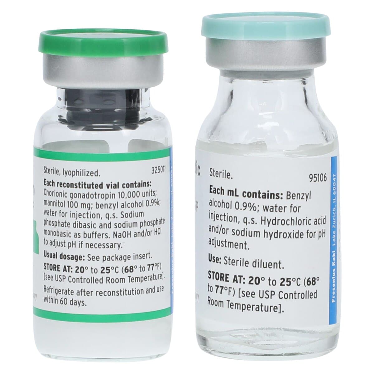 Chorionic Gonadotropin Injection, USP 10,000 USP Units/Vial, Powder for Reconstitution, Multiple-Dose Vial, 10 mL, Each thumbnail 4