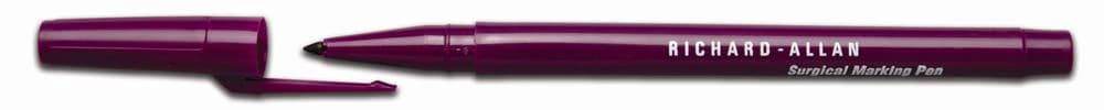 Richard-Allan Surgical Skin Marker, Standard Tip, Gentian Violet, Sterile, Aspen Surgical - Pen Mrkng Richard-Allan - Image 1
