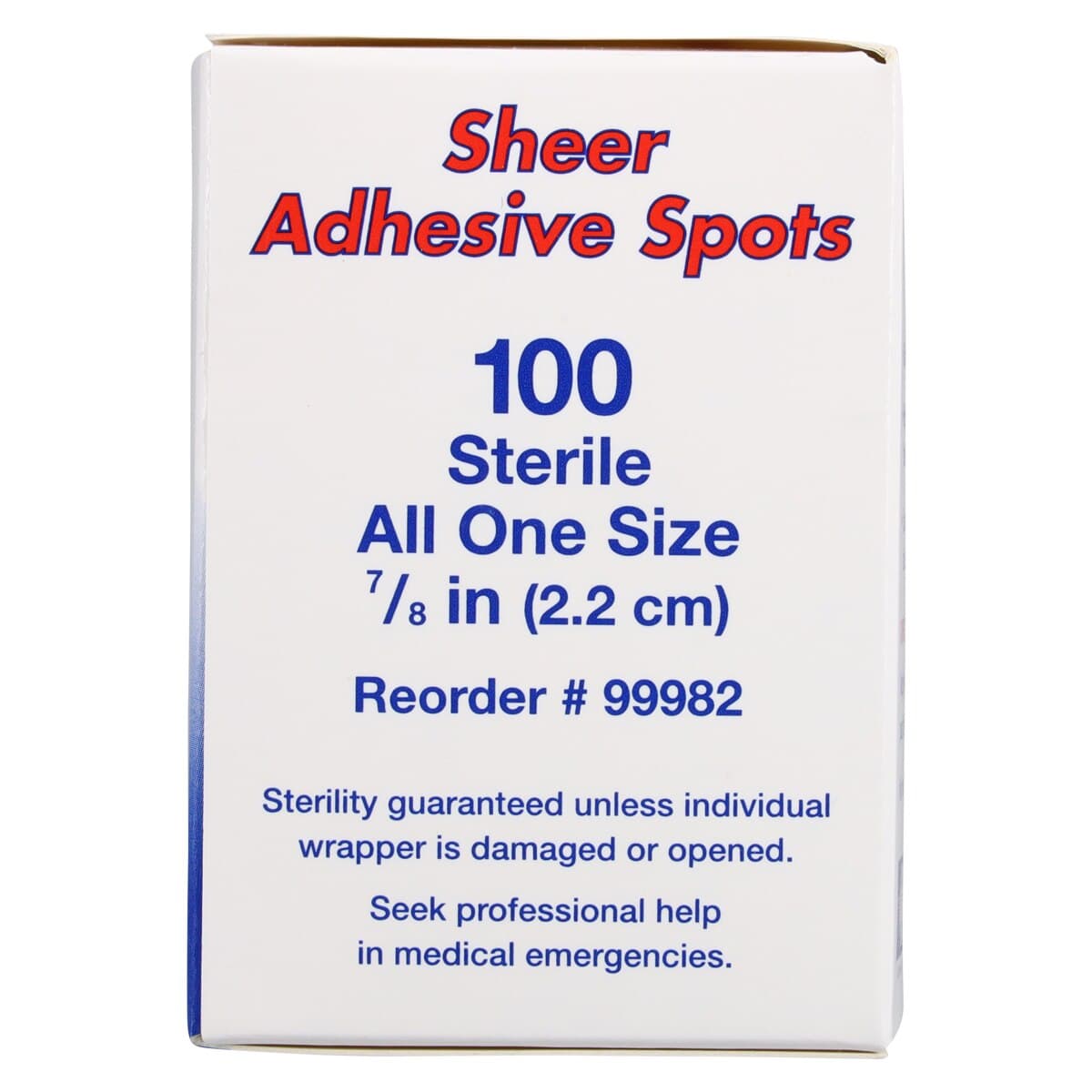 Dukal Hospital Quality Adhesive Bandage, Plastic, Sheer, Sterile, 7/8", 100/Box thumbnail 5