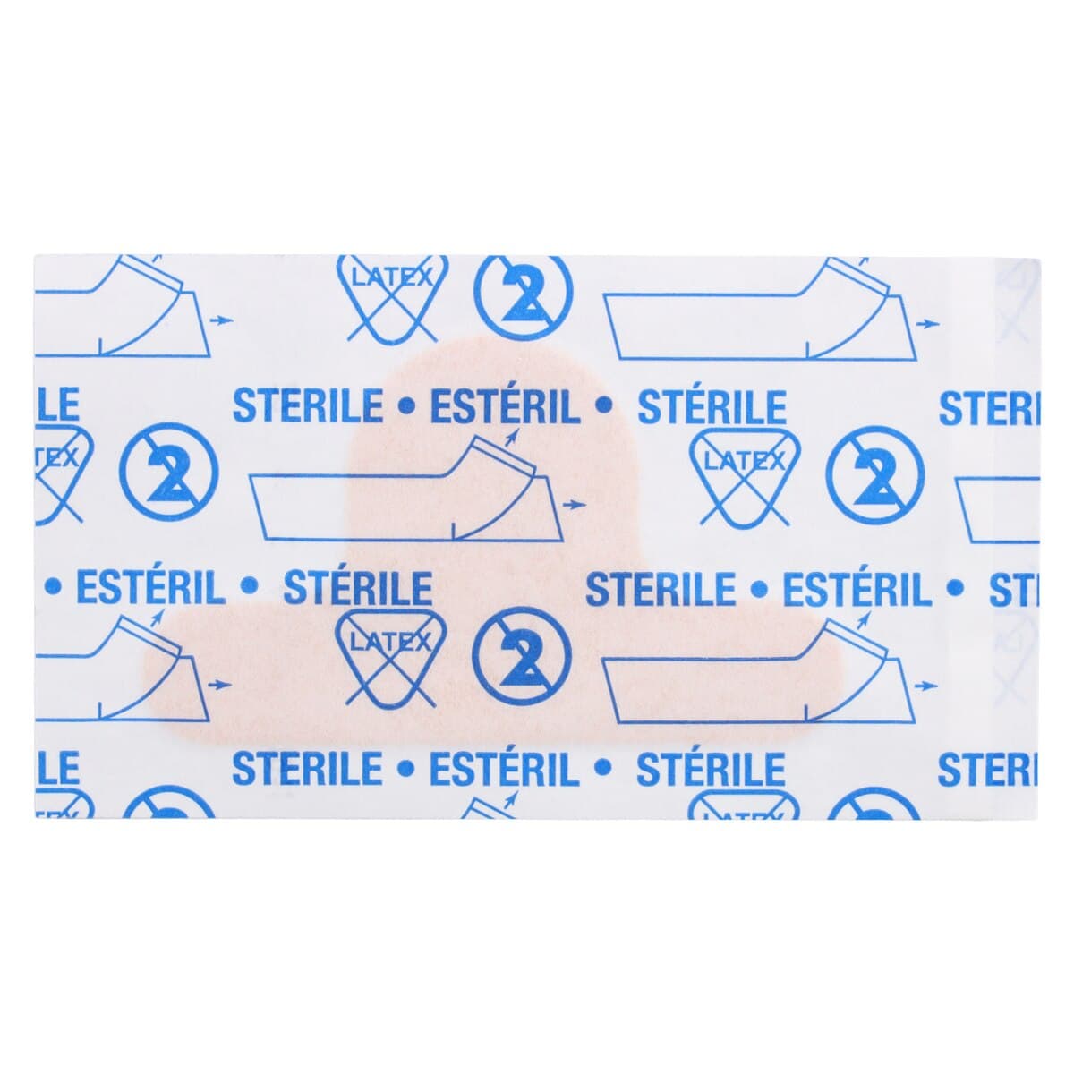 American White Cross Adhesive Bandage, Fabric, 1-1/2 x 2-9/16", Tan, Sterile, 100/Box thumbnail 3