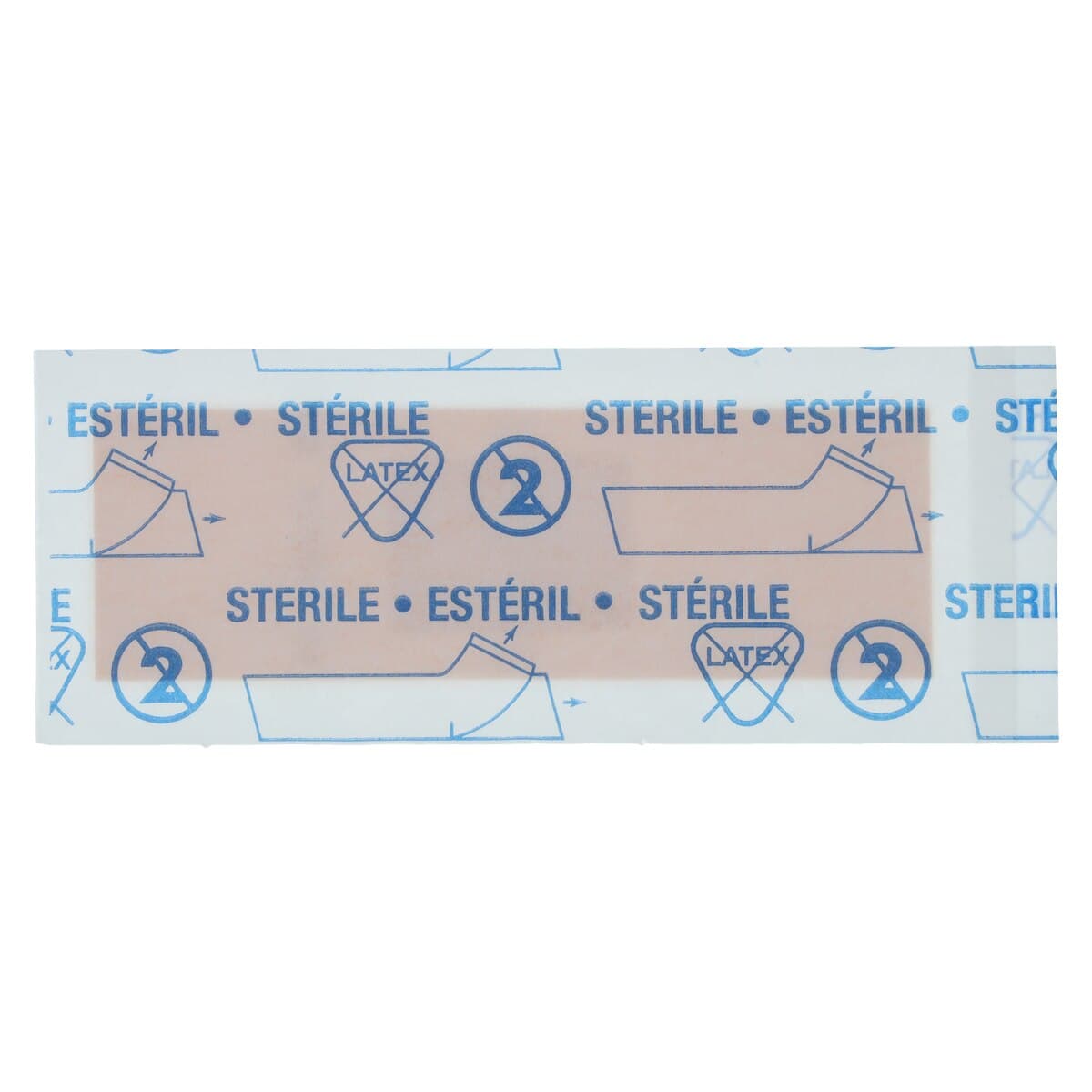 American White Cross Adhesive Bandage, Fabric, 1" x 3", Tan, Sterile, 100/Box thumbnail 3