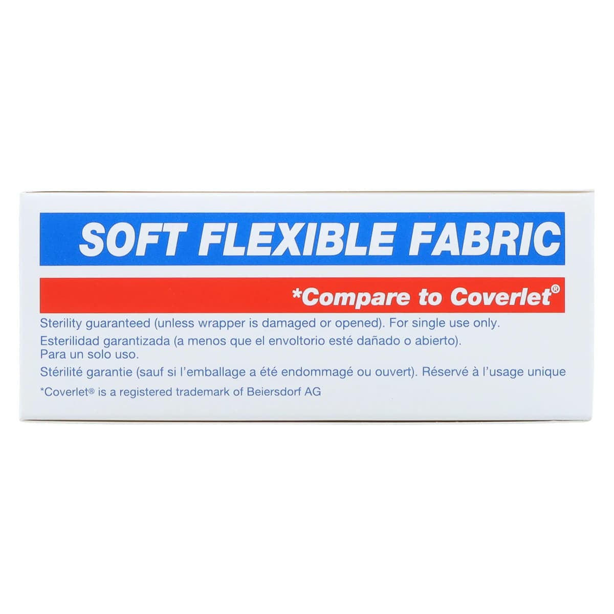 American White Cross Adhesive Bandage, Fabric, 1" x 3", Tan, Sterile, 100/Box thumbnail 7