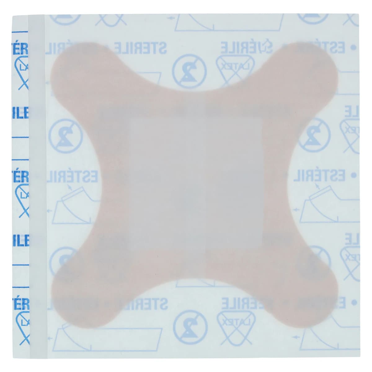 American White Cross Adhesive Bandage, Fabric, 3" x 2.88", Tan, Sterile, 50/Box thumbnail 4