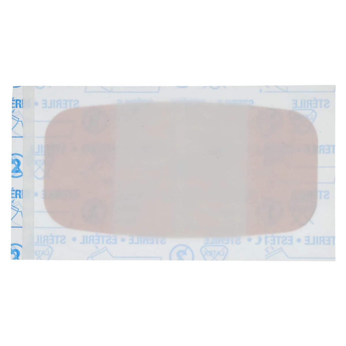 American White Cross Adhesive Bandage Plastic Patch, 2x4", Tan, Sterile, 50/Box thumbnail 4