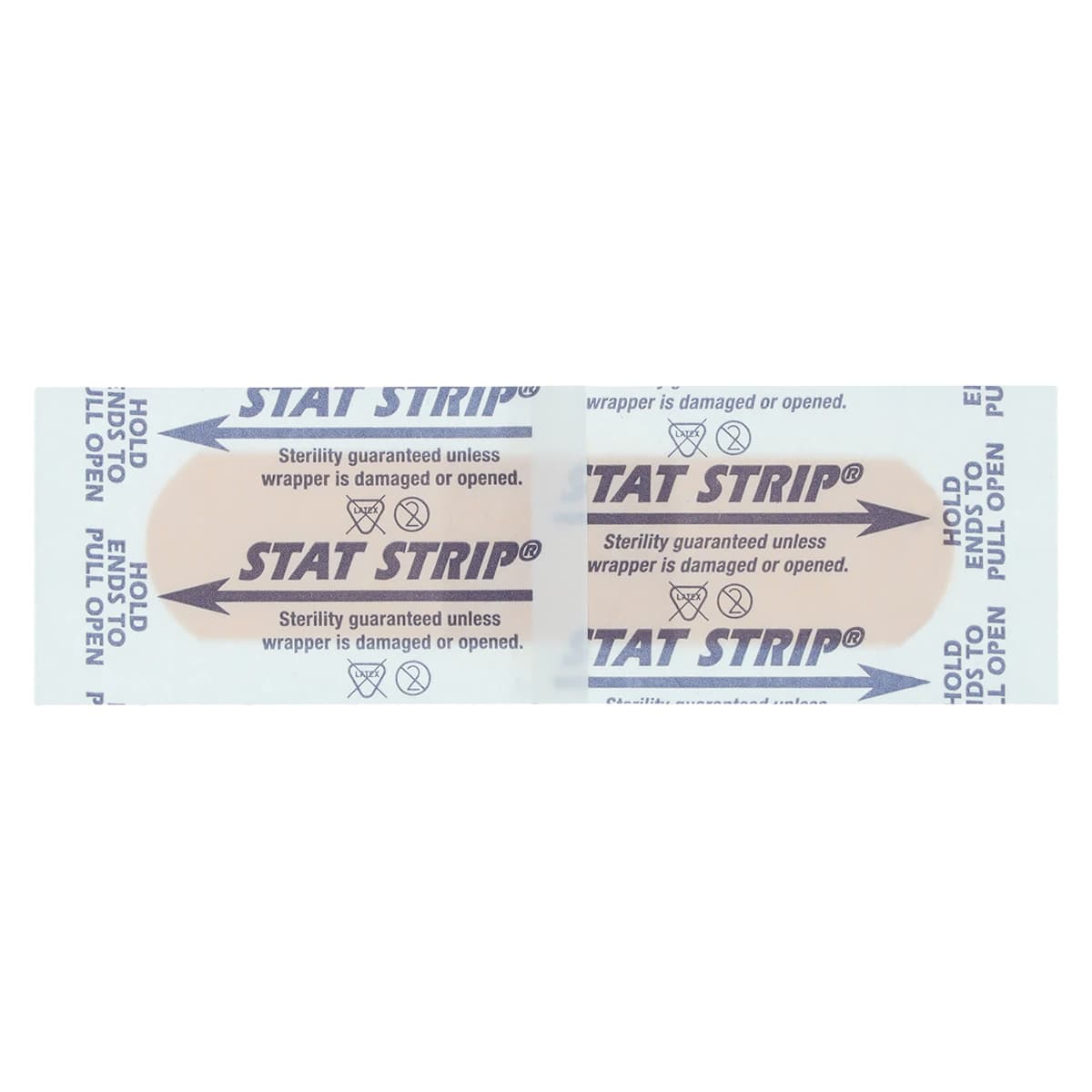 Dukal Stat Strip Adhesive Bandage, Plastic, Sheer, Sterile, 3/4" x 3", 100/Box thumbnail 3