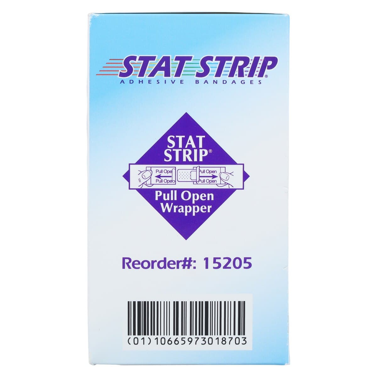 Dukal Stat Strip Adhesive Bandage, Plastic, Sheer, Sterile, 1" x 3", 100/Box thumbnail 7