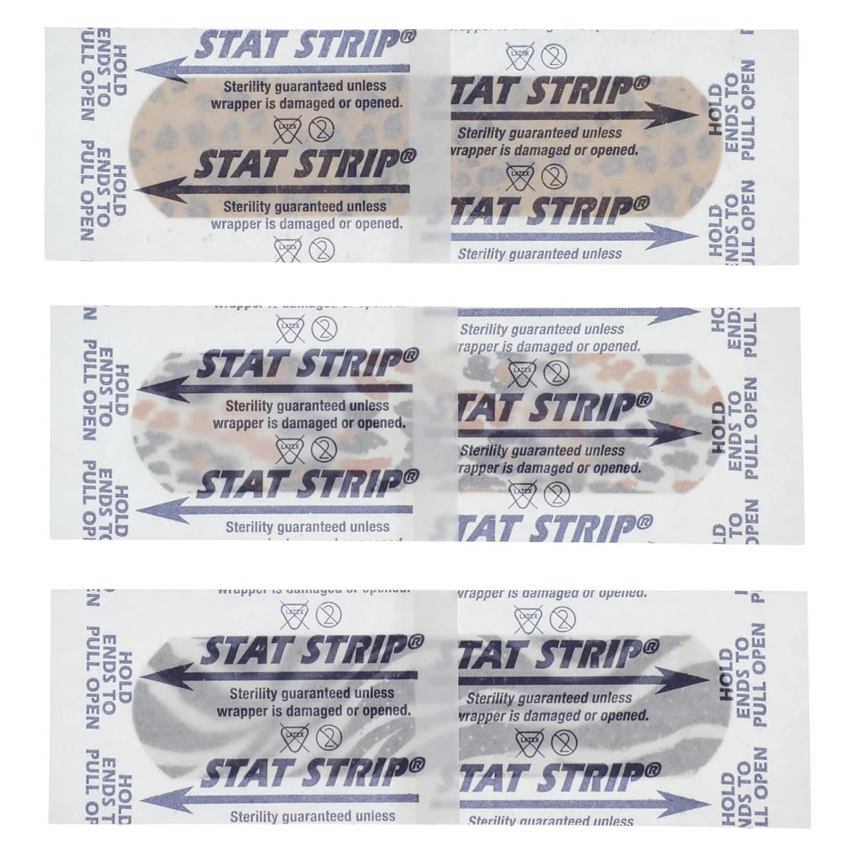 American White Cross Adhesive Bandage, Plastic, 3/4" x 3", Designer Safari, Sterile, 100/Box thumbnail 2