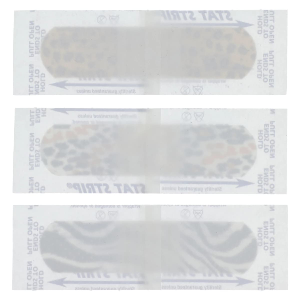 American White Cross Adhesive Bandage, Plastic, 3/4" x 3", Designer Safari, Sterile, 100/Box thumbnail 3