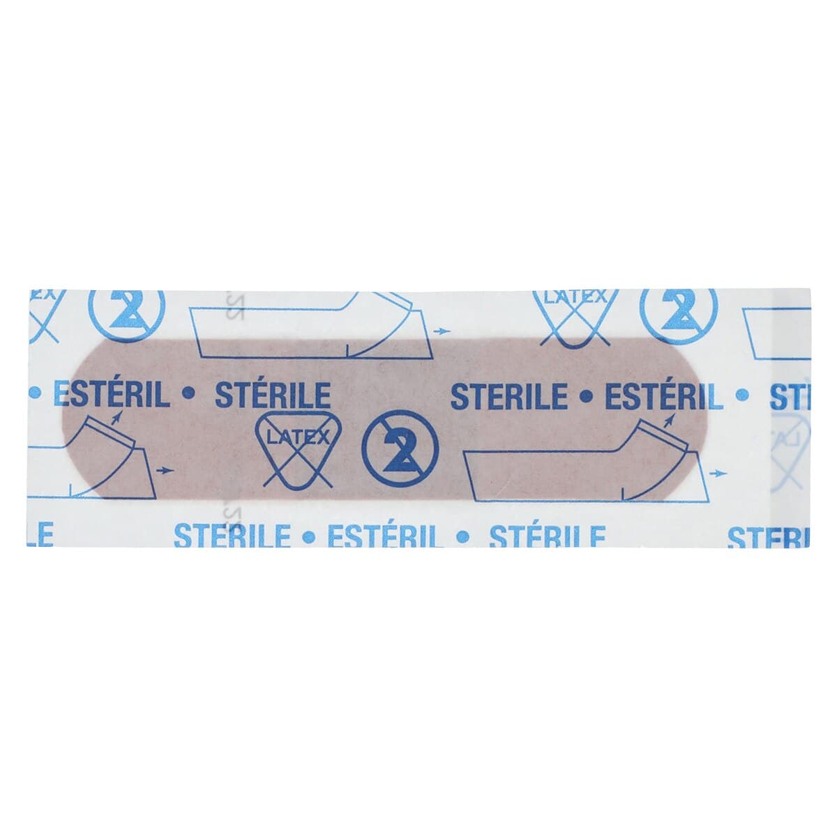 American White Cross Adhesive Bandage, Fabric, Lightweight Flexible, 3/4" x 3", Tan, Sterile, 100/Box thumbnail 3