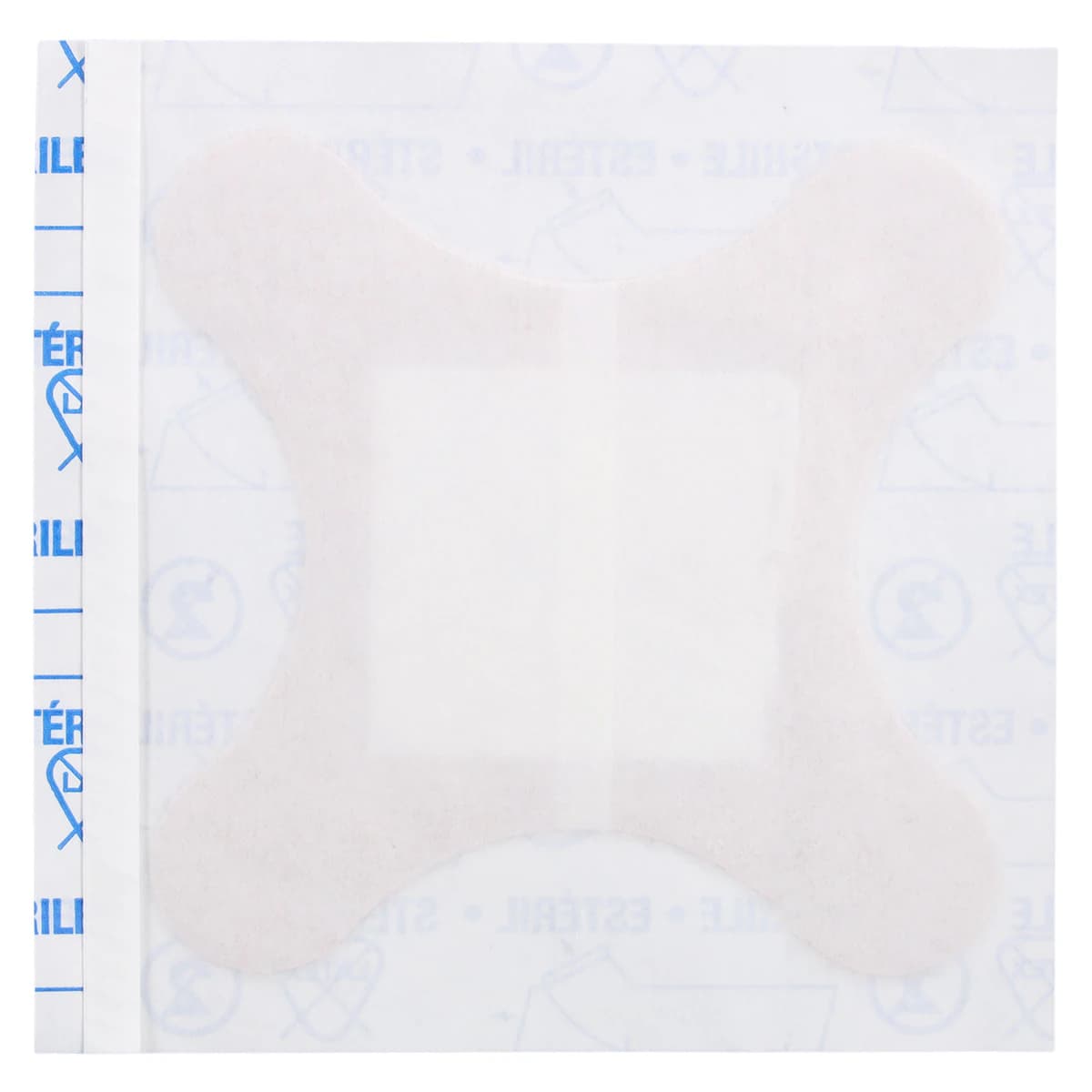 American White Cross Adhesive Bandage, Fabric, 2-7/8" x 3", Tan, Sterile, 50/Box thumbnail 4