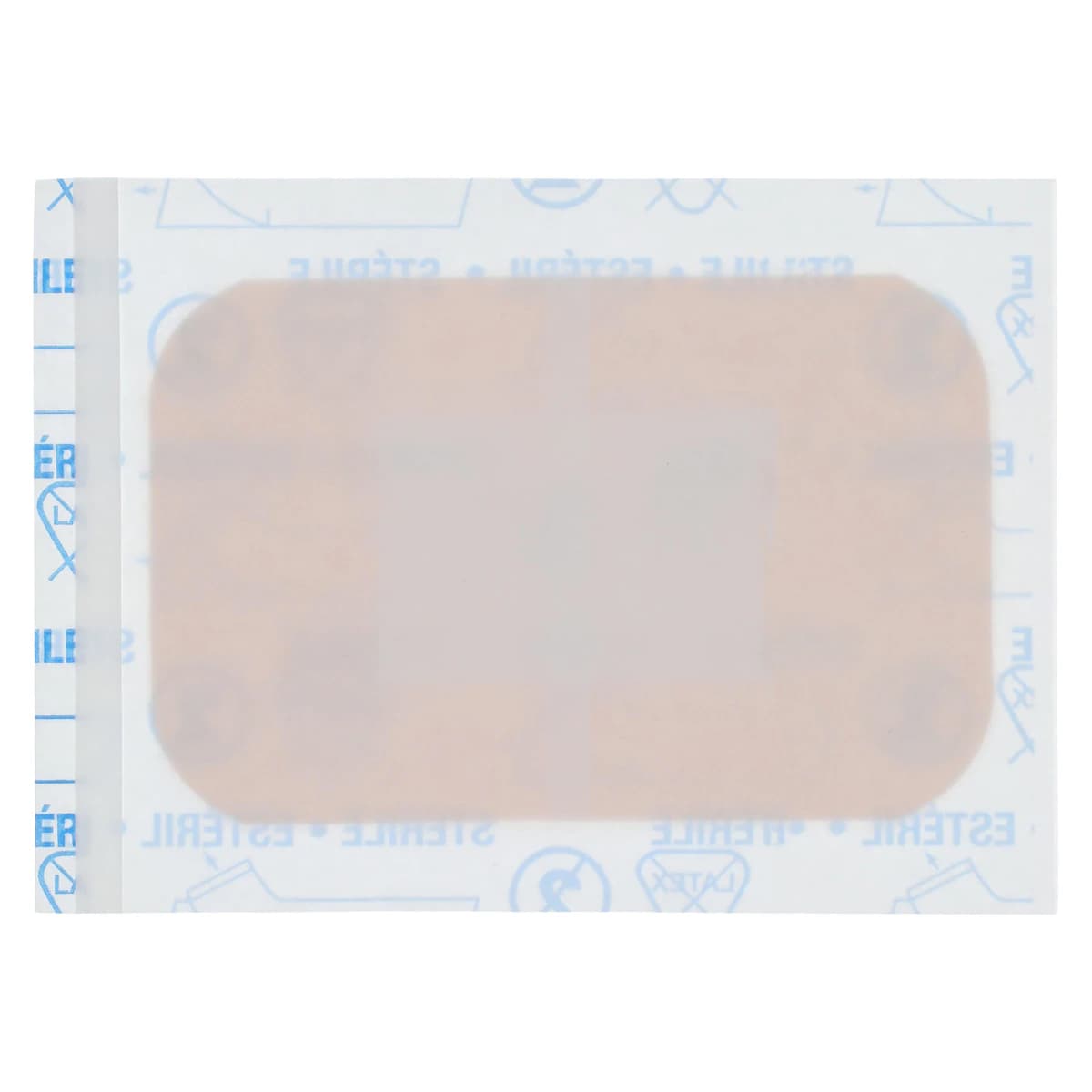 American White Cross Adhesive Bandage, Fabric, 2x3", Tan, Sterile, 50/Box - Bandage Soft Flex Fabr Patch - Image 1