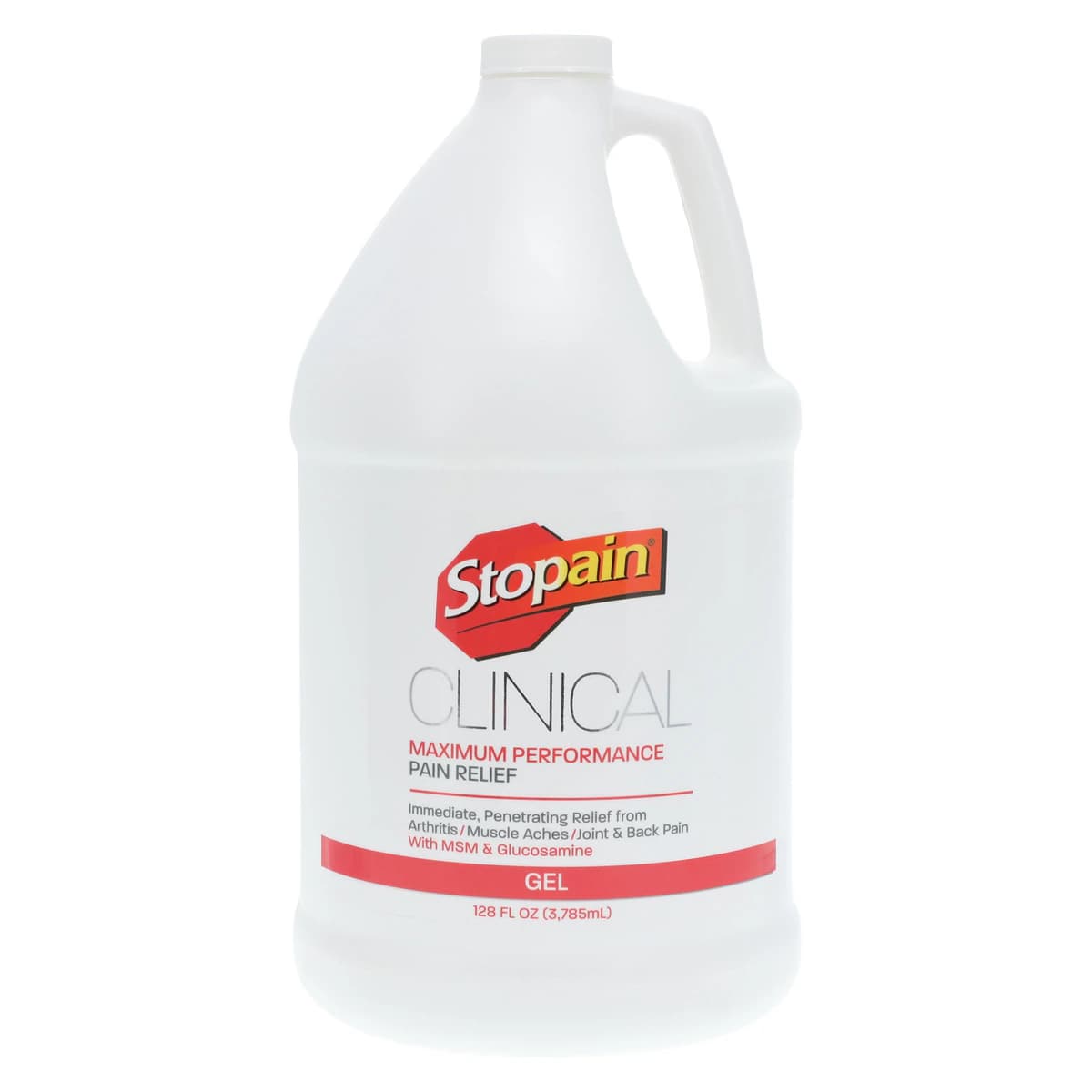 Stopain Clinical Gel, 1 Gallon Bottle - Stopain Clinical Gel - Image 1