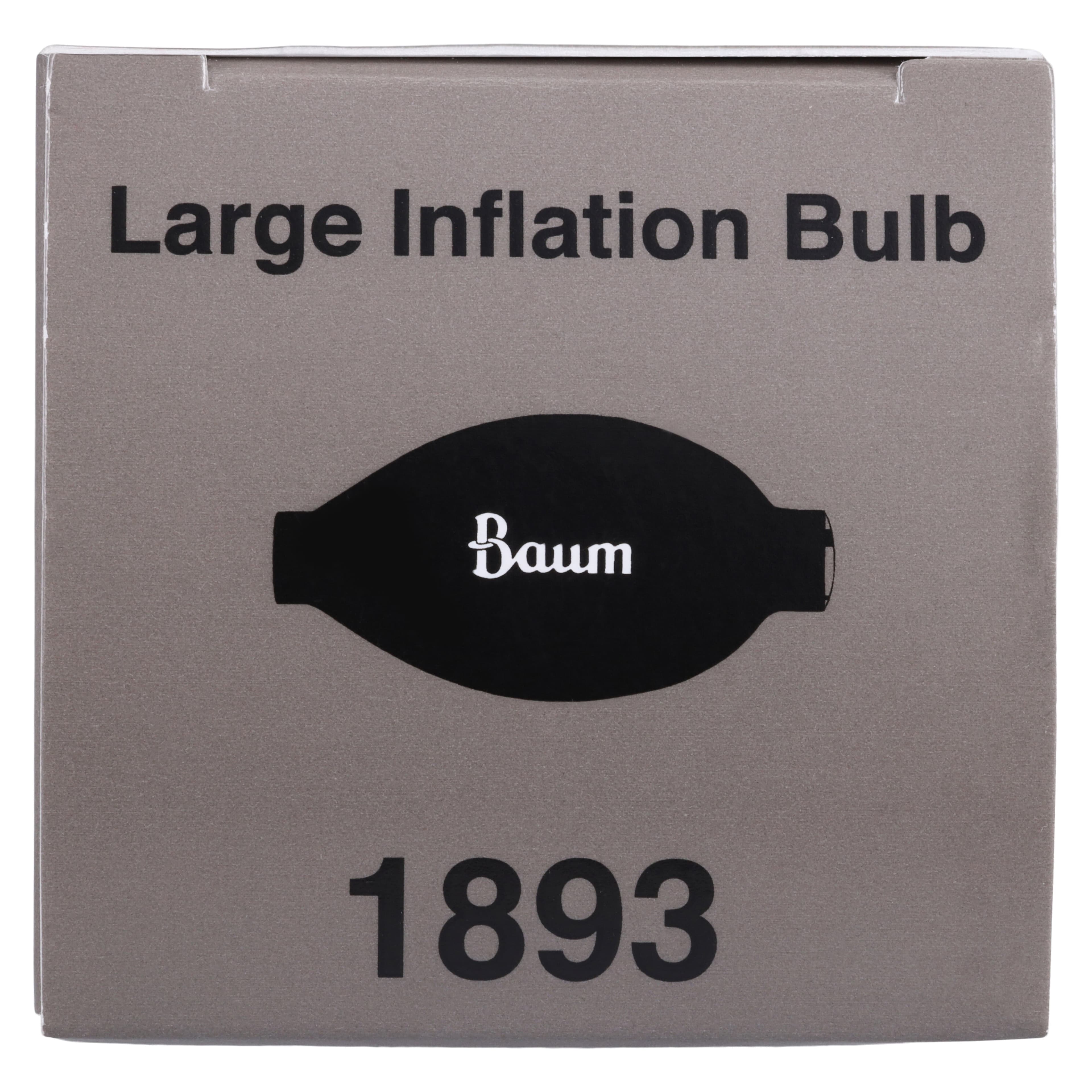 Baum Inflation Bulb, Black Latex, for Aneroid Sphygmomanometer (Each) thumbnail 4