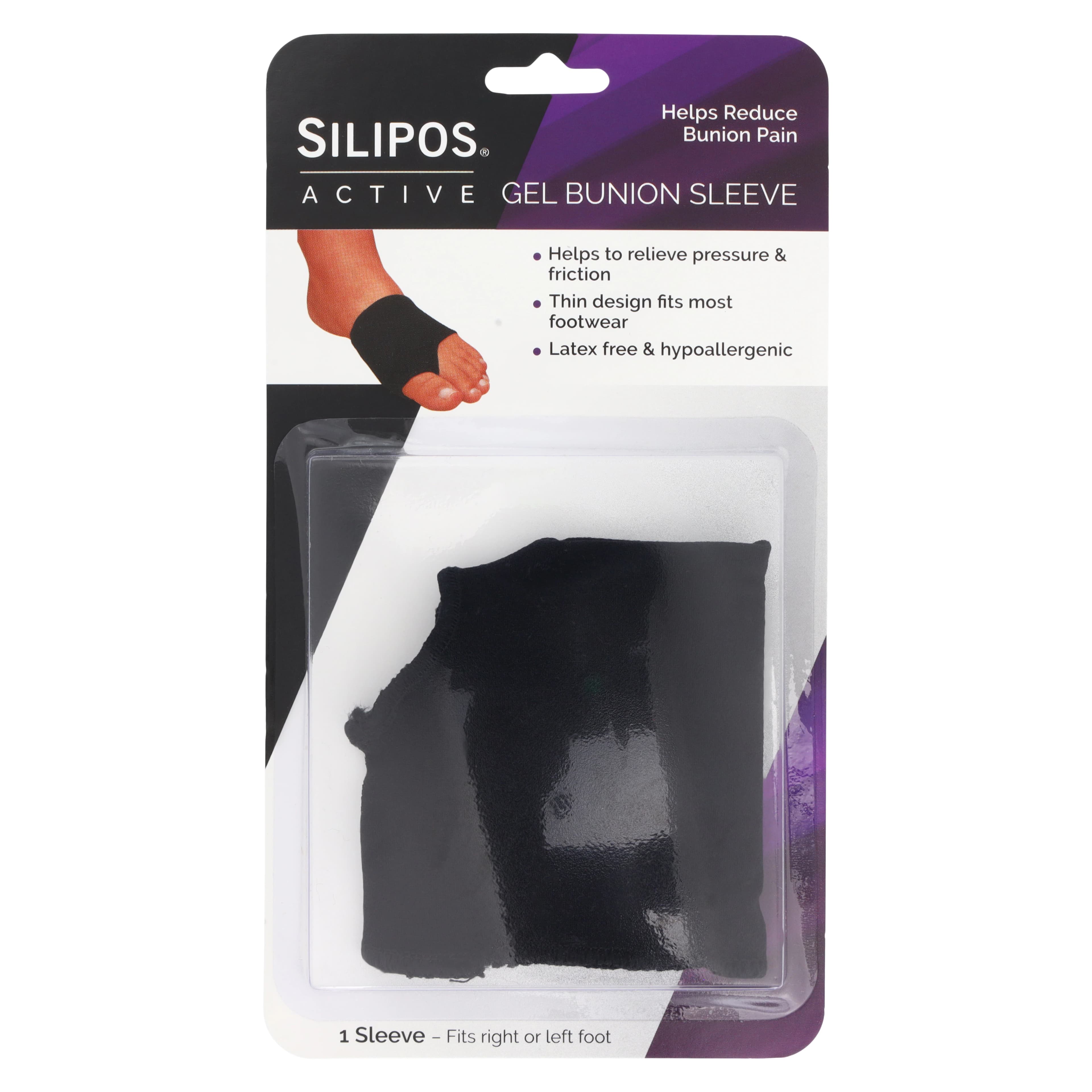 Silipos Active Gel Bunion Sleeve, One Size - Silipos Active Gel Bunion - Image 1