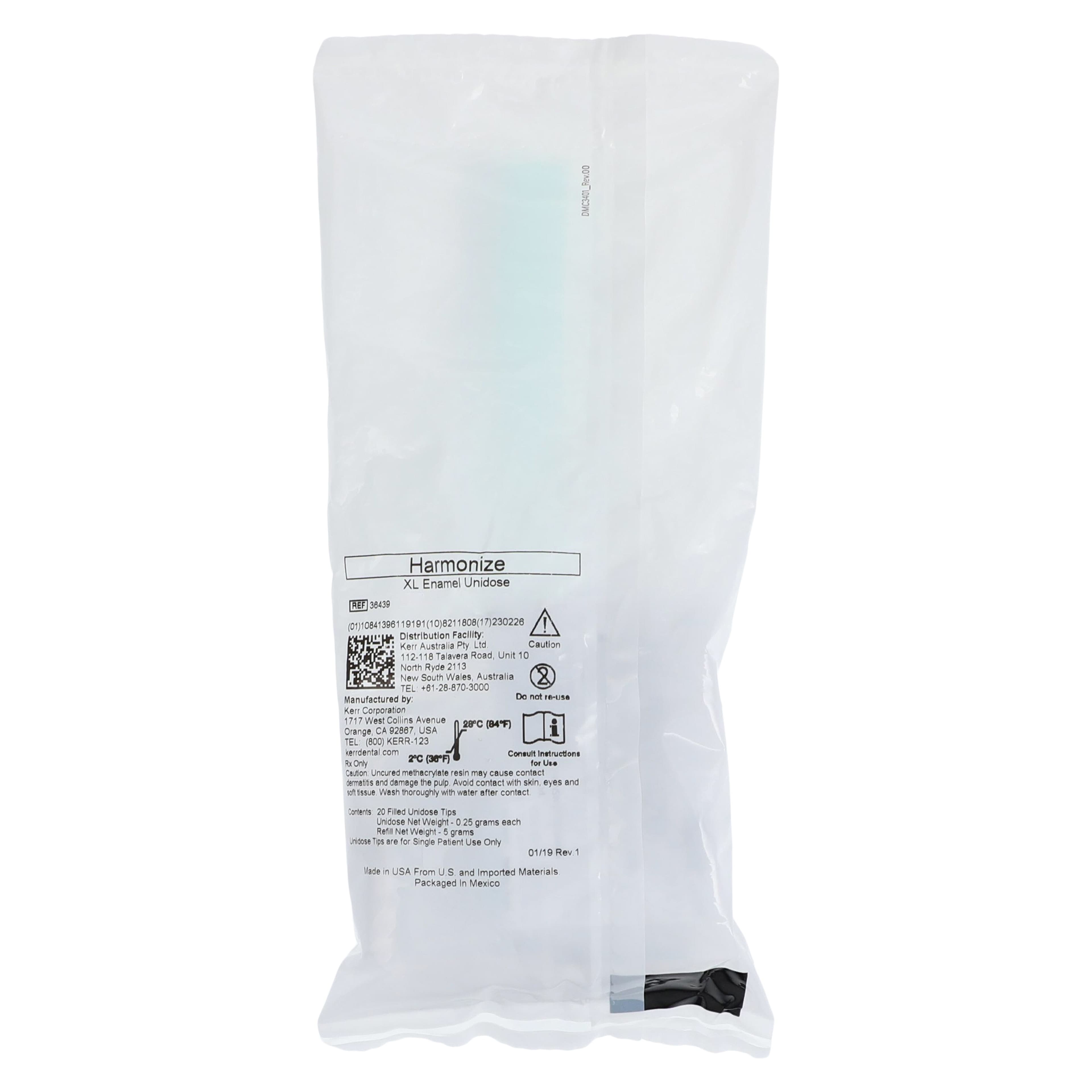 Harmonize Nanohybrid Universal Composite, Unidose Refill, 0.25 g, XL Enamel, 20/Pk, 36439 thumbnail 2