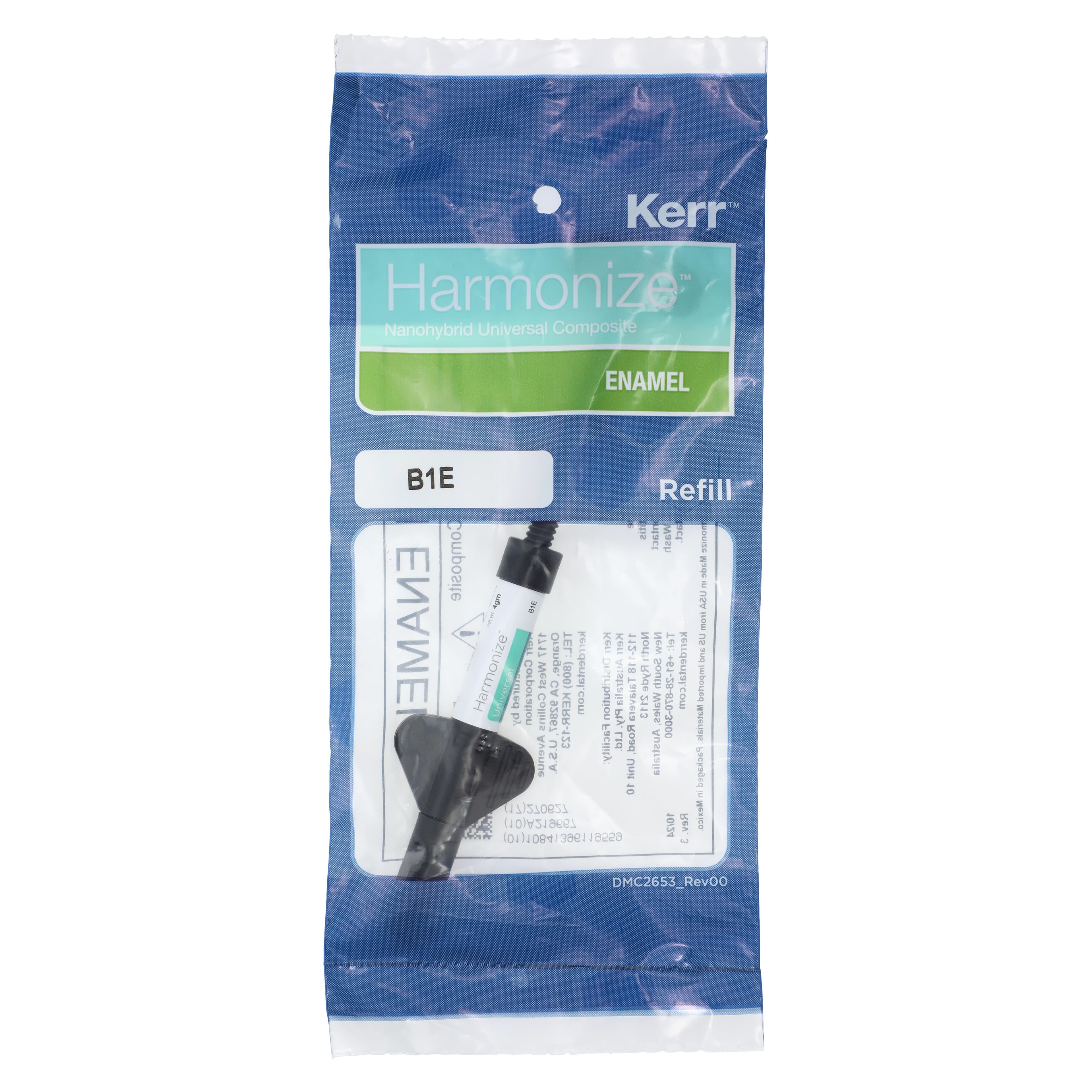 Harmonize Nanohybrid Universal Composite, Syringe, 4 g, B1 Enamel, 1/Pk, 36415 thumbnail 4