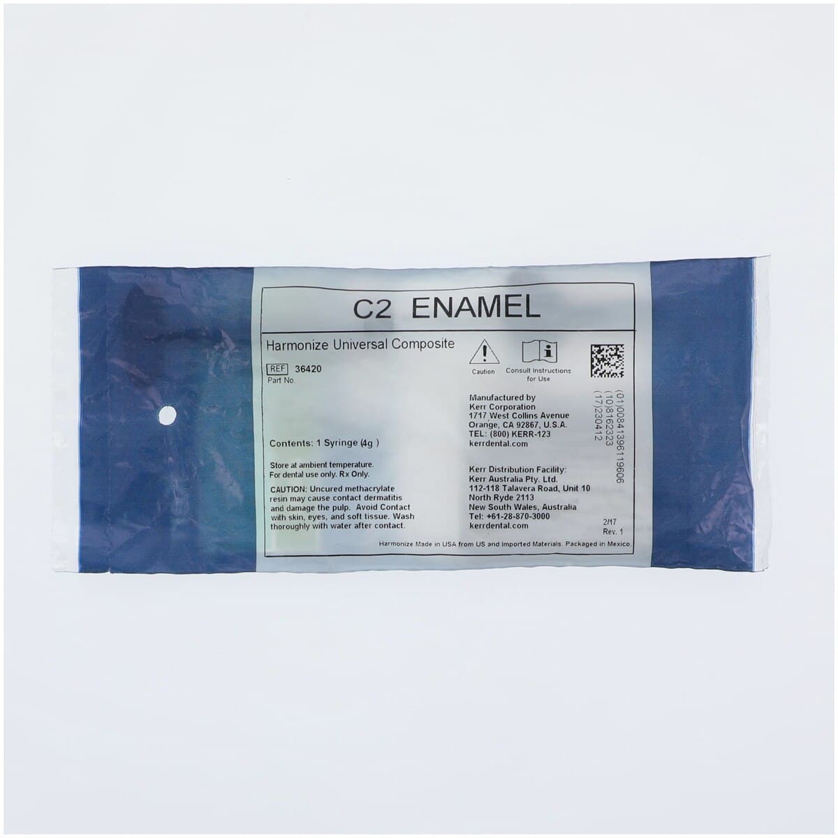 Harmonize Nanohybrid Universal Composite, Syringe, 4 g, C2 Enamel, 1/Pk, 36420 thumbnail 2