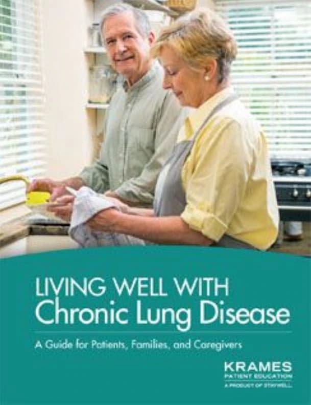 Living With Chronic Lung Disease Educational Workbook (Krames Communications) - Workbook Living w/Lng Disease - Image 1