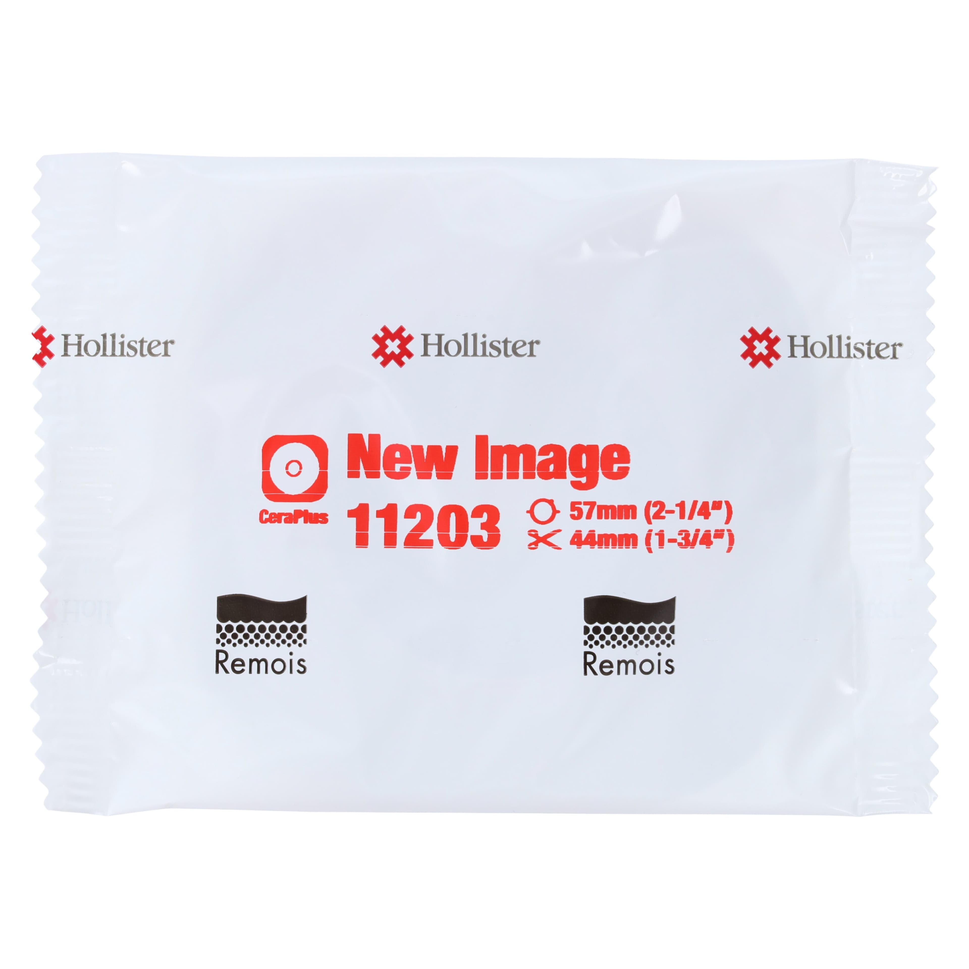 Hollister CeraPlus Skin Barrier Wafer, Red, Cut-to-Fit, 2-1/4" thumbnail 2
