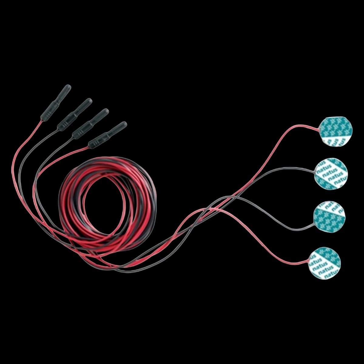 Natus Disposable Disc EMG Electrodes, 2x2 cm, 24/Package - Electrode Disc Disp 2x2 - Image 1