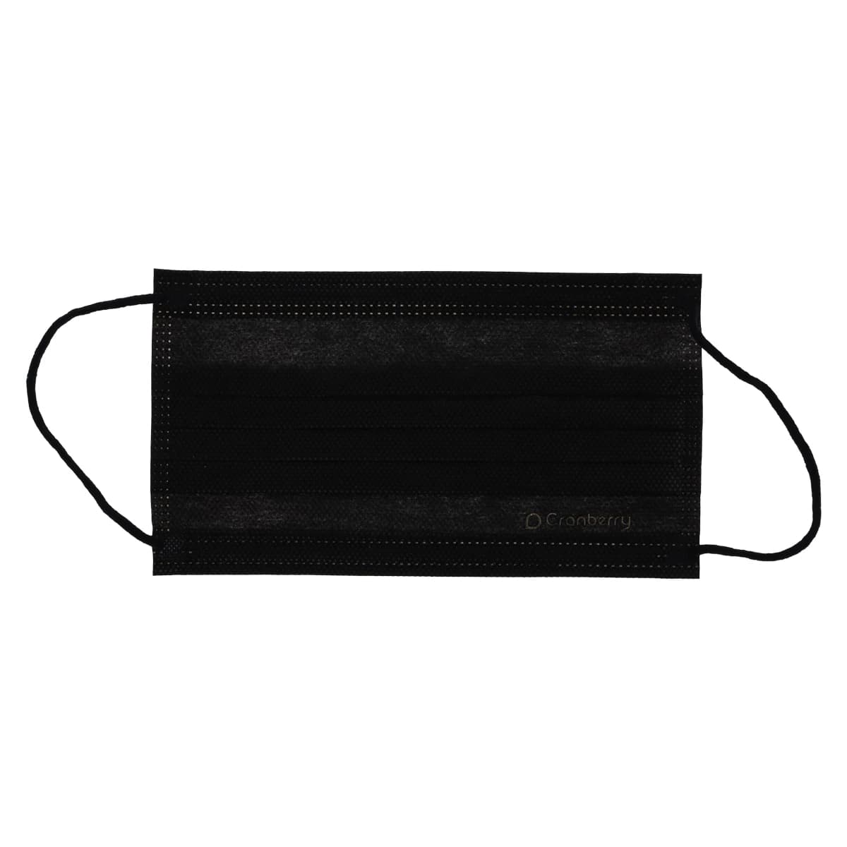Cranberry Carbon ASTM Level 3 Earloop Face Mask, 4-Ply, Black, 50/Box, C2900K thumbnail 5