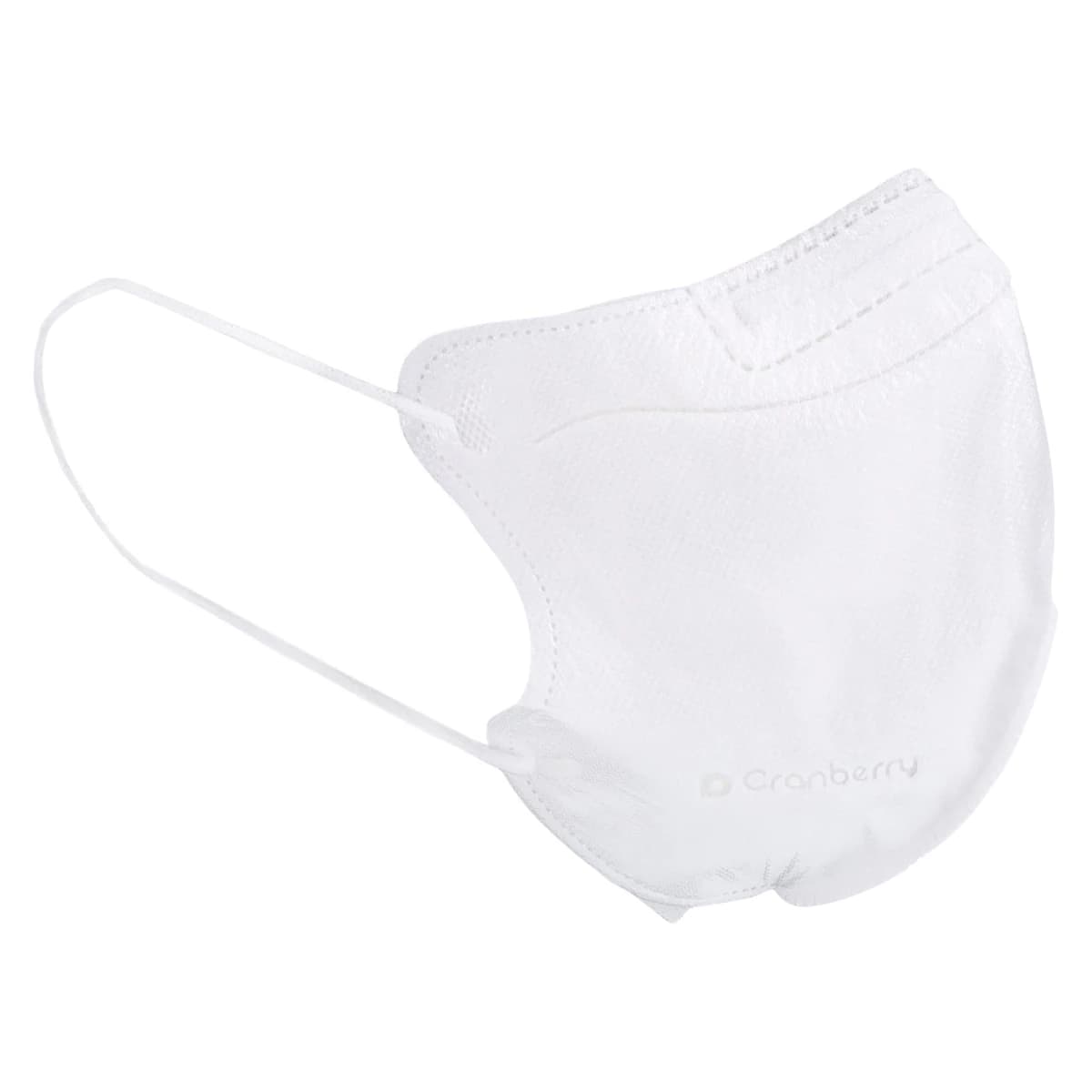 Cranberry 360 Anti-Fog 4-Ply Earloop Face Mask, ASTM Level 3, Small, Silver, 40/Box, Q2860S thumbnail 3