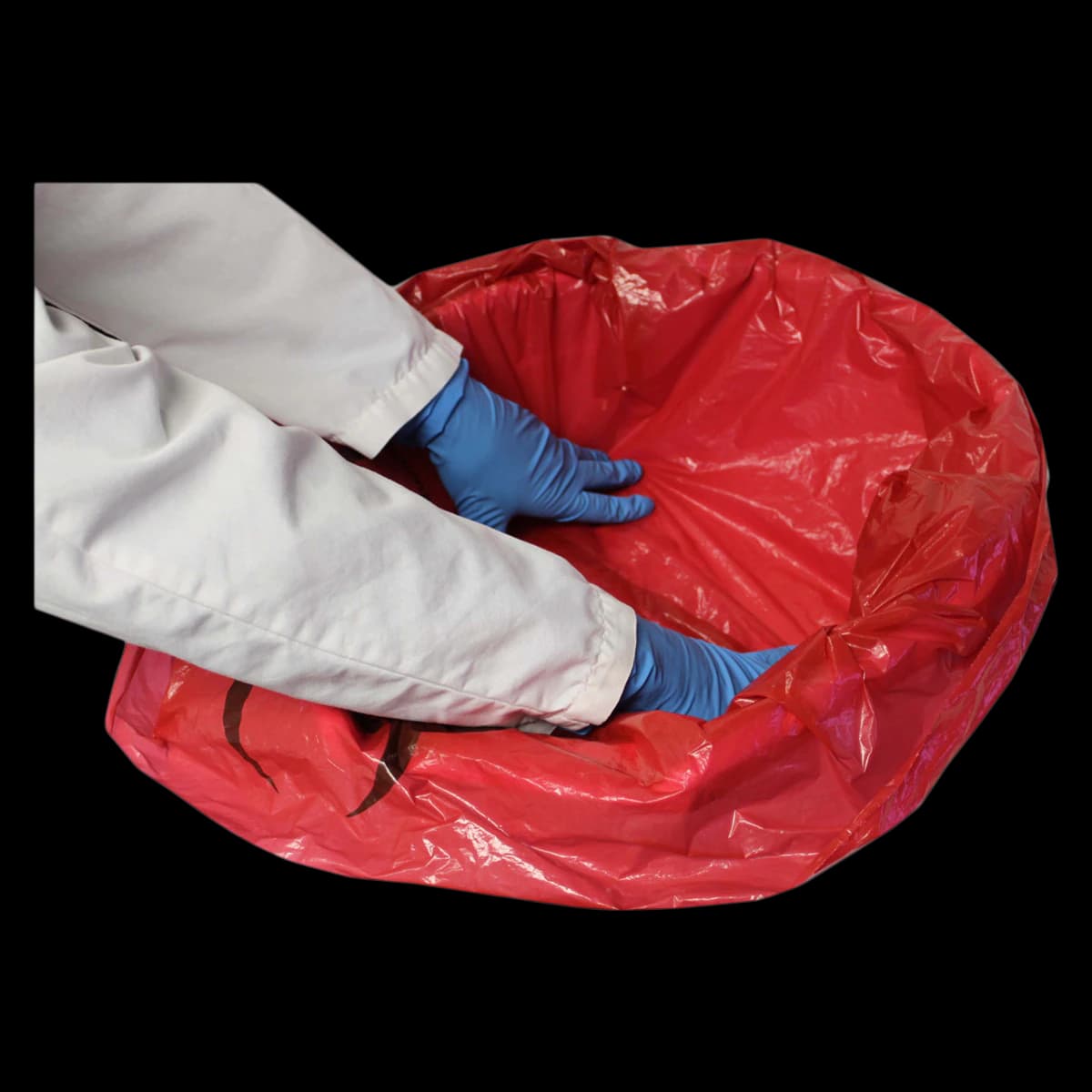 Healthmark SST Tray Liner, Red, 36 in x 18 in, 100/Box - SST Liner - Image 1