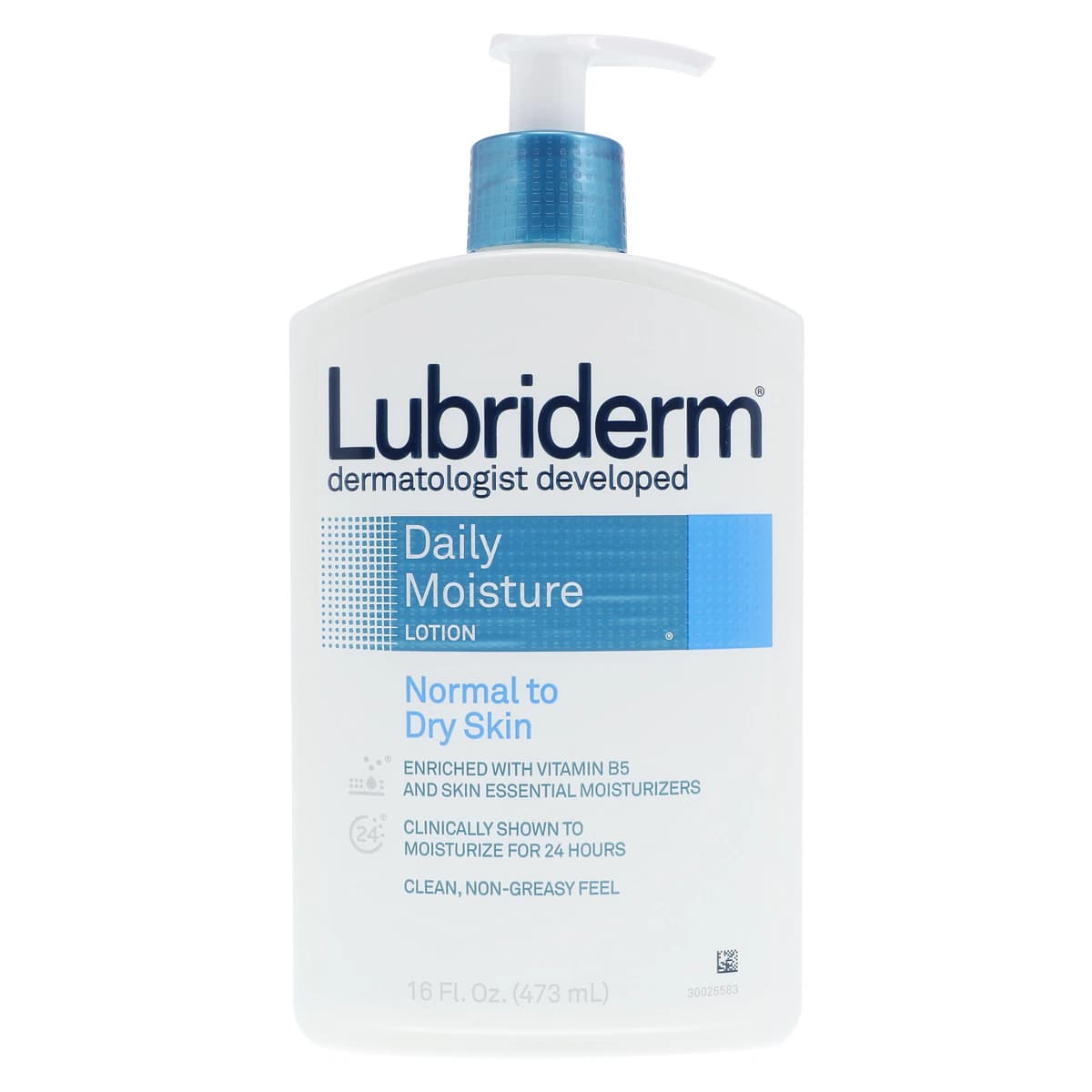 Lubriderm Daily Moisturizing Lotion Scented, 16 oz Bottle - Lubriderm Lotion Scented - Image 1