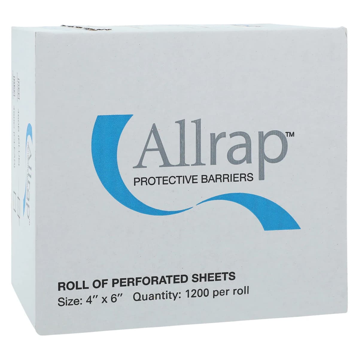 Allrap Barrier Film, 4" x 6", Blue, 1200/Roll, 460B - Allrap Barrier Film, 4" x 6", Blue, 1200/Pk, 460B - Image 1