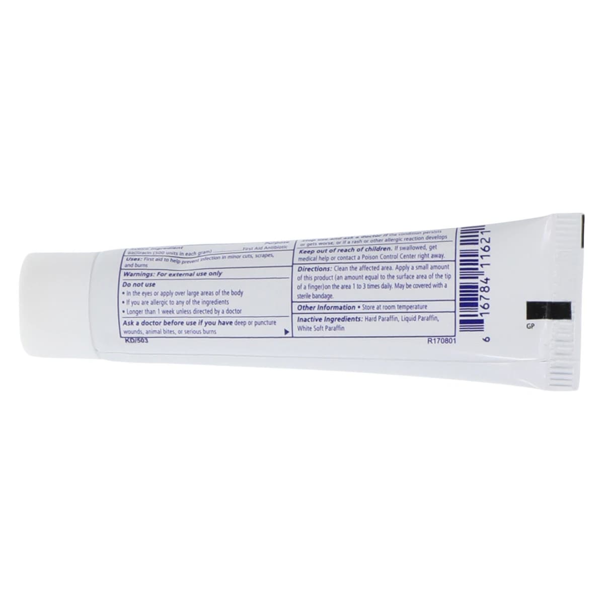 Dynarex Bacitracin Zinc Topical Ointment, 500 units/g, 0.5 oz Tube thumbnail 4