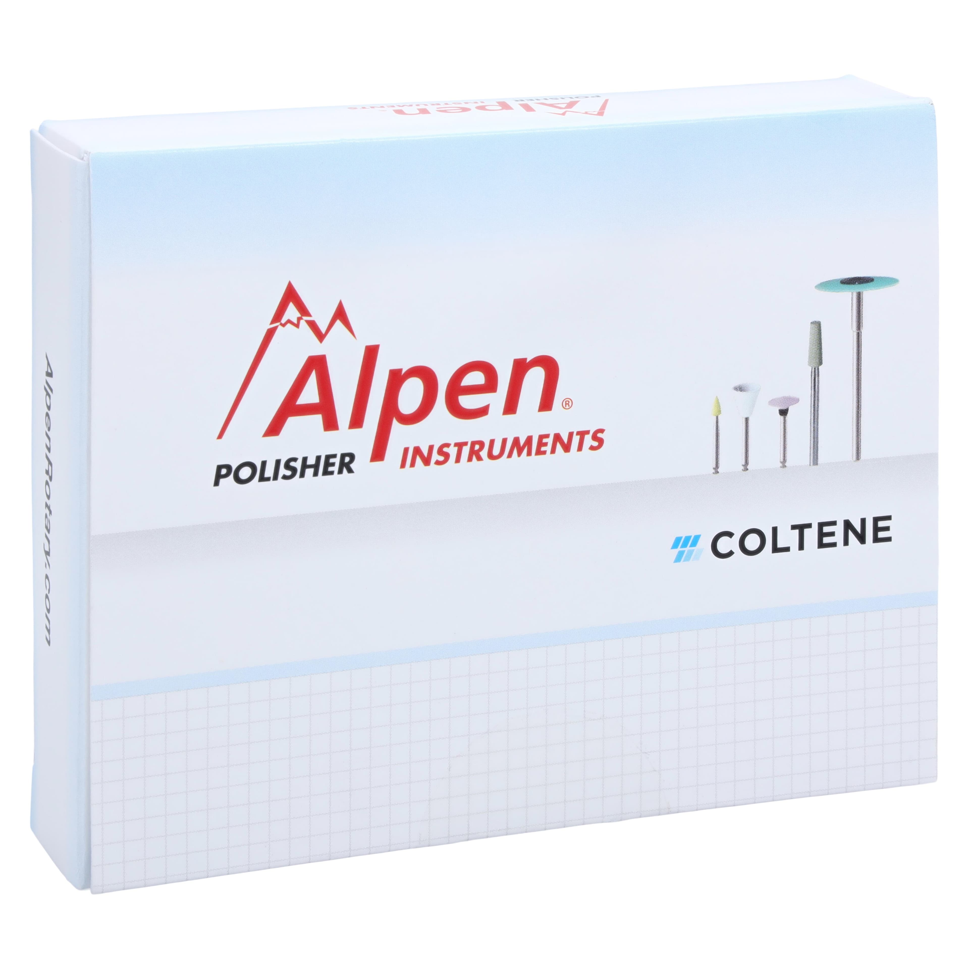 Alpen ShapeGuard Composite Plus Polishers, Step 2, 110 mm, Spiral Wheel, RA Shank, 5/Pkg, 24SG110RA thumbnail 6