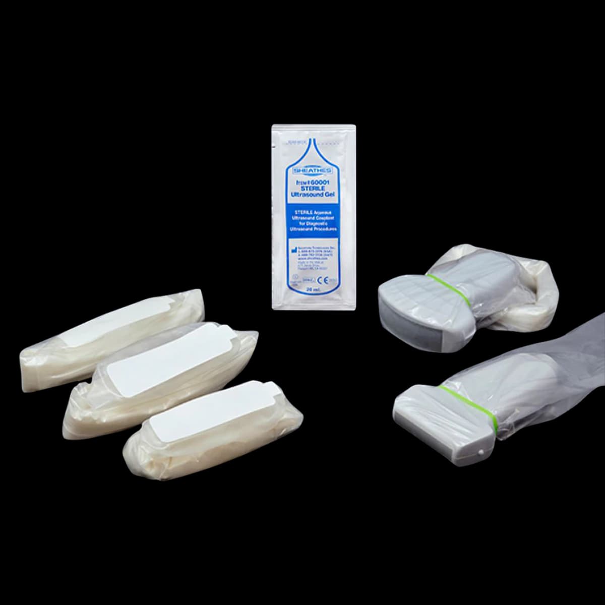 Probe Cover Adhesive with Gel, 30/Case - Probe Cover Adhesive w/Gel - Image 1