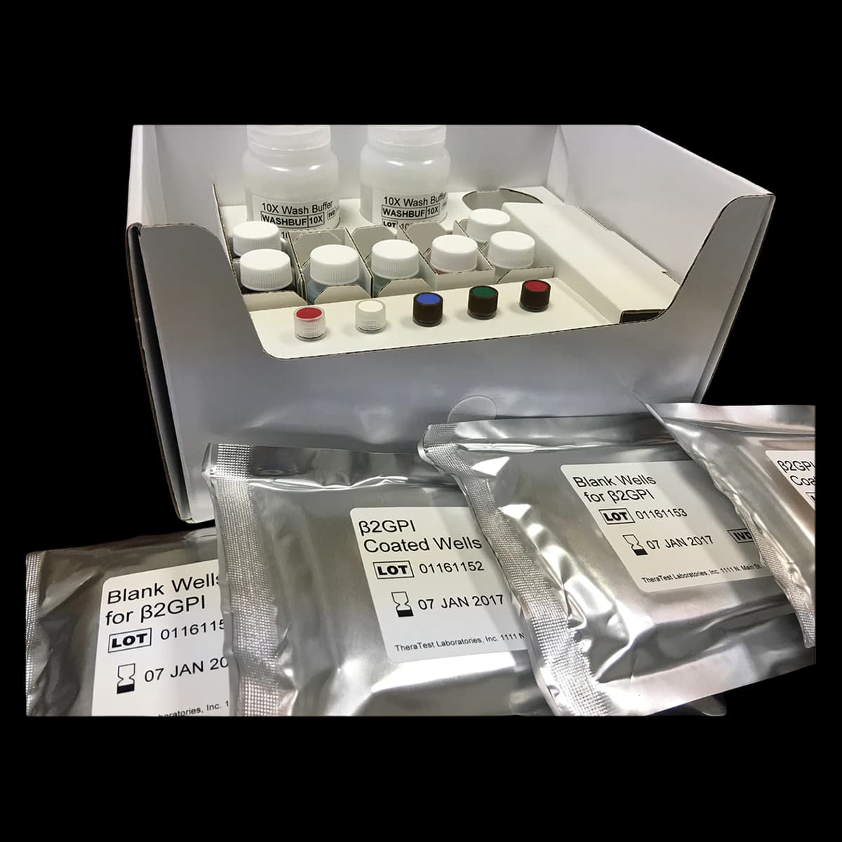 EL-Beta2GPI IgM, IgG, IgA ELISA Kit, 1 Kit - EL-Beta2GPI IgM, IgG, IgA Kit - Image 1