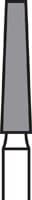 CleanCut Diamond FG Bur, Friction Grip, Medium, Flat End Taper, 703.8M, 5/Pk - CleanCut Diamond FG US 703.8M - Image 1